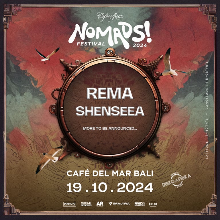 NOMADS! Festival 2024: REMA dan Shenseea Siap Panaskan Panggung di Bali