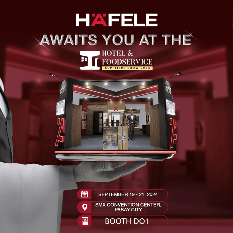 Häfele Philippines to Showcase Innovative Solutions at Hotel and Food Service Supplier Show