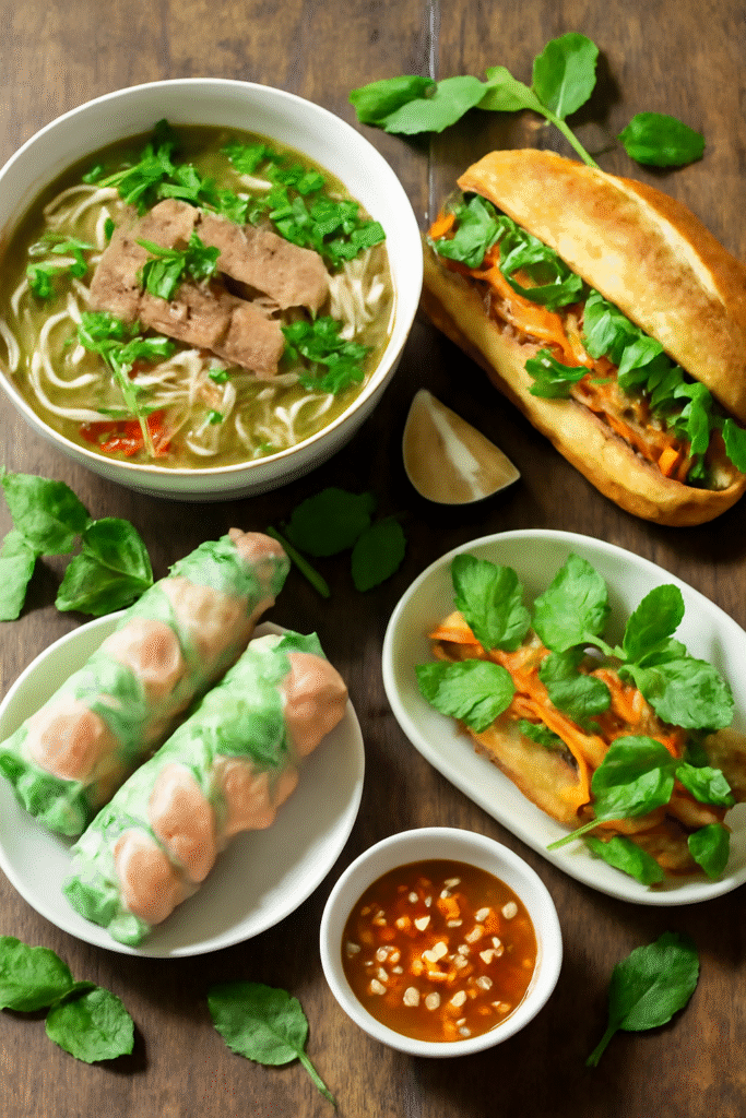 Trải Nghiệm Hương Vị Tươi Mát Của Các Món Ăn Việt Nam