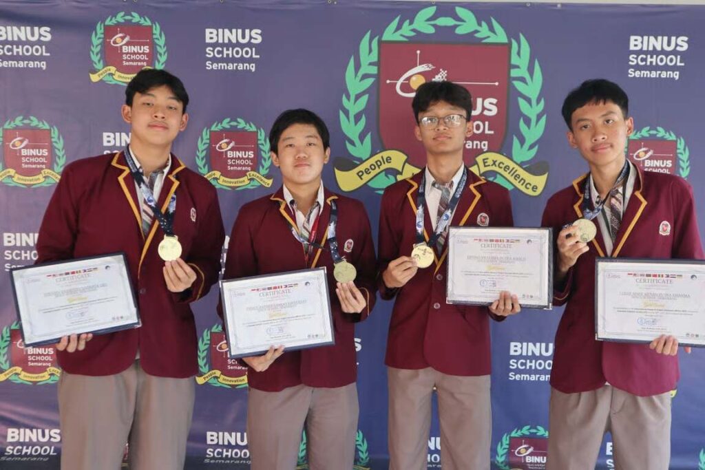 BINUS SCHOOL Semarang Raih Penghargaan Emas di International Research Project Olympiad (IRPrO) 2025