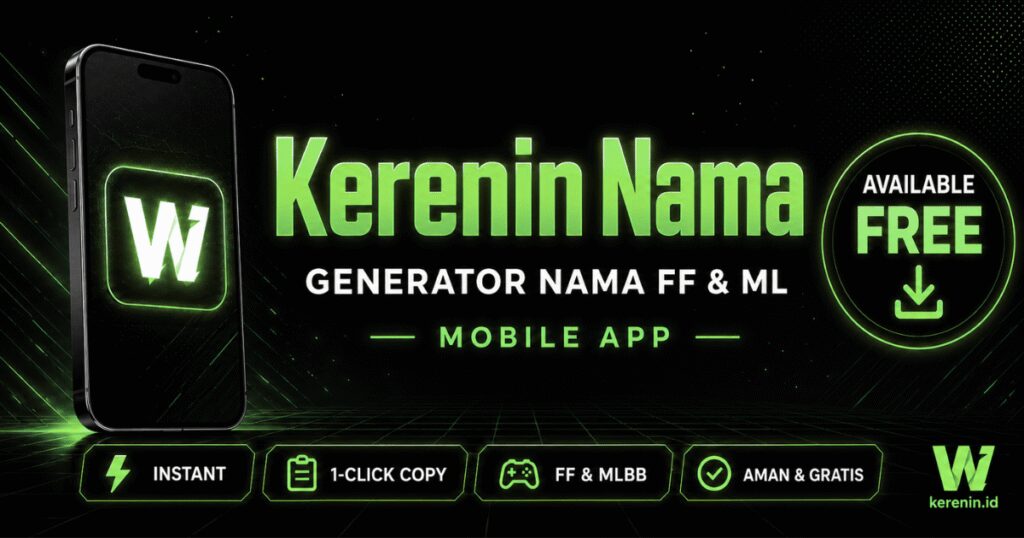 Aplikasi “Nama Keren FF dan ML” Dibahas oleh 5 Content Creator Gaming Indonesia dalam Sepekan