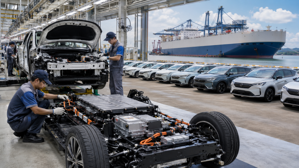 Transformasi Industri Otomotif Indonesia: Investasi Global, Pabrik Lokal, dan Tantangan Menuju Era Kendaraan Cerdas