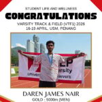 HELP University Athletes Shine at National Varsity Championships with Gold Medal, Championship Record and Multiple Podium Finishes