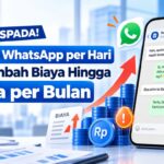 100 Chat WhatsApp per Hari Bisa Tambah Biaya hingga Rp5 Juta per Bulan?